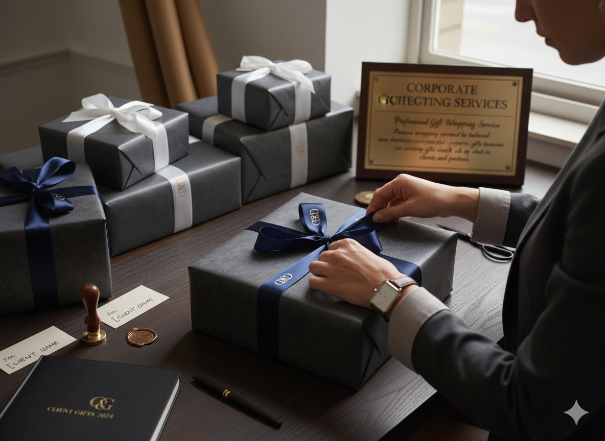 Corporate gift wrapping services