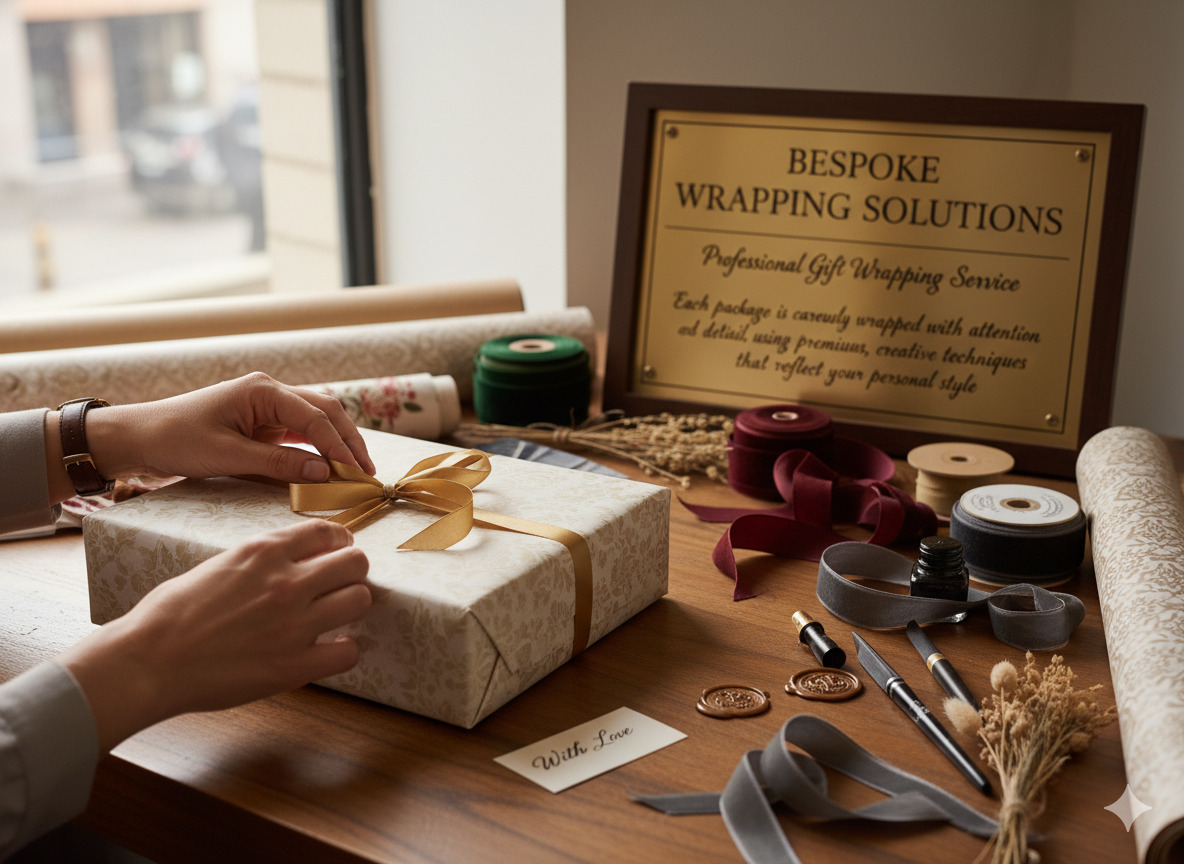 Professional gift wrapping service